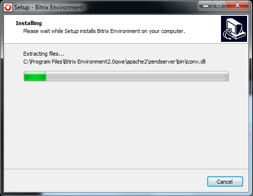 Installing Bitrix Web Environment