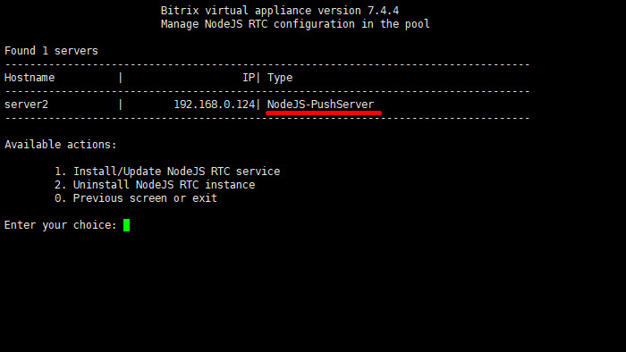 NodeJS RTC Push&Pull